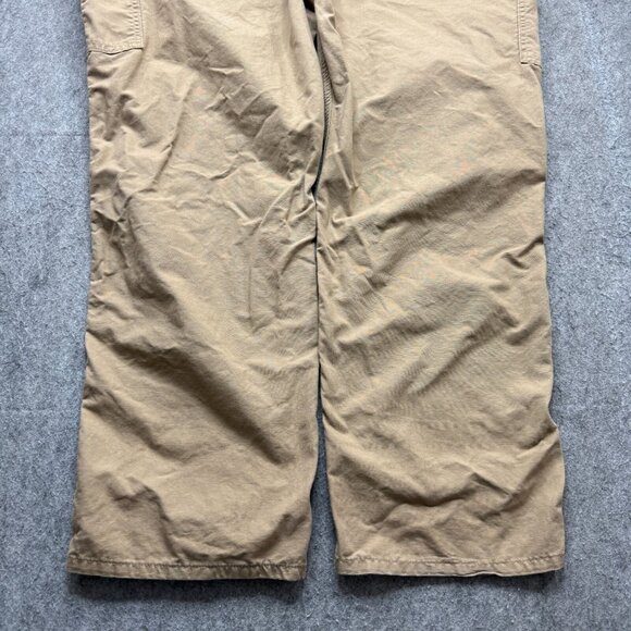 Carhartt Carpenter Pants Men 42 x 32 Beige Canvas Original Dungaree Fit B151 - Picture 8 of 16